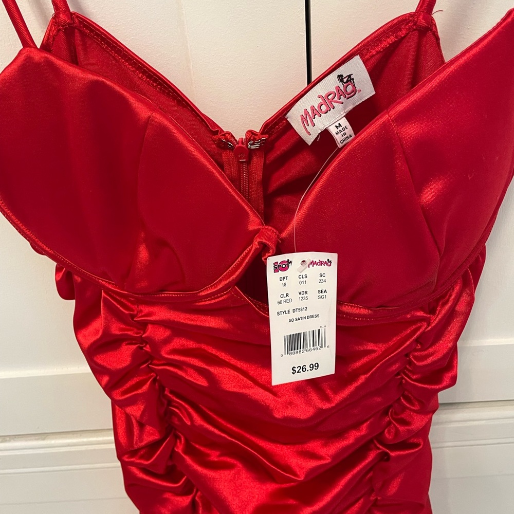 ❤️ Red Cocktail Sexy Dress with Tags